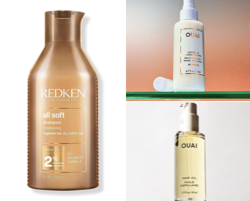 favorite hair products cover photo collage