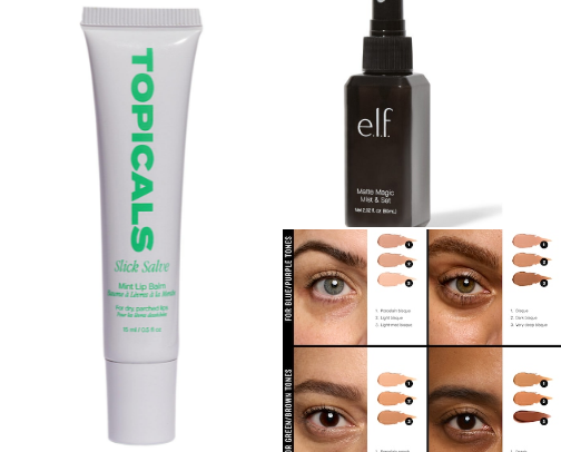 My favorite beauty recs cover photo collage