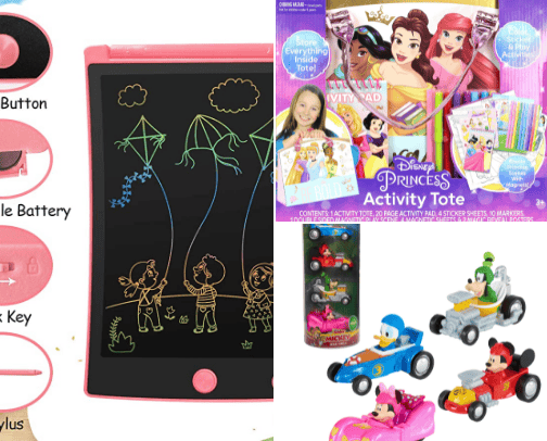 Disney toys cover photo collage