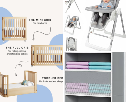 At home must haves for your new baby <3 cover photo collage