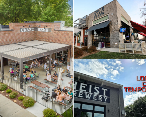 Favorite Breweries in Charlotte | Lake Norman cover photo collage