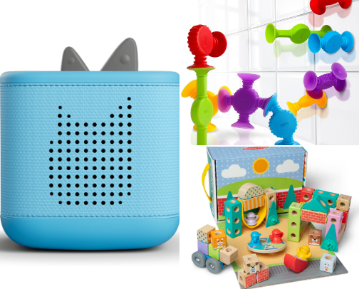 Toddler screen free favorites cover photo collage