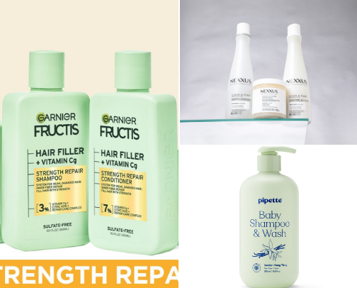 Hair products me & my littles use cover photo collage