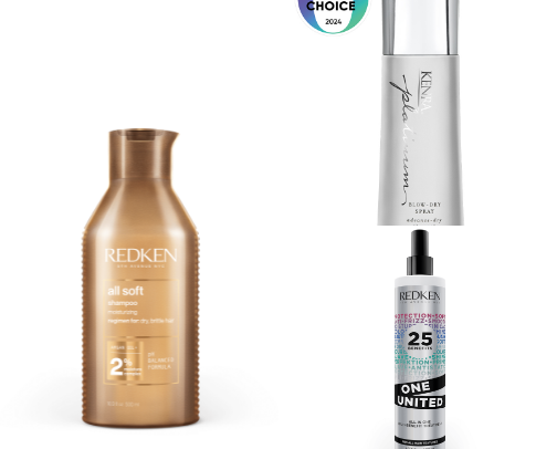 Hair care cover photo collage