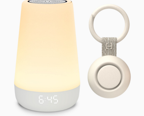 Hatch Home & Away Sleep Bundle (Rest 2nd Gen + Hatch Go) - Putty | Babylist Shop cover photo collage