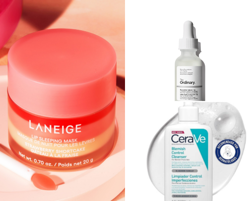 My skincare favs cover photo collage