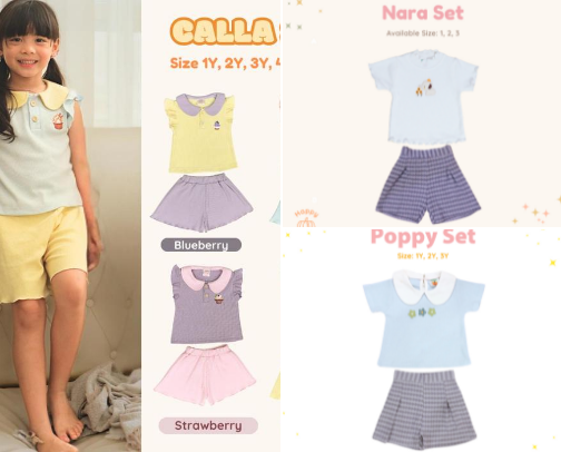 Baju main anak cover photo collage