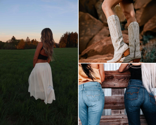 Cowgirl coded🇺🇸⚡️🌾 cover photo collage