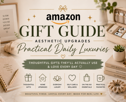 Amazon Gift Guide: Aesthetic Upgrades & Practical Daily Luxuries cover photo collage