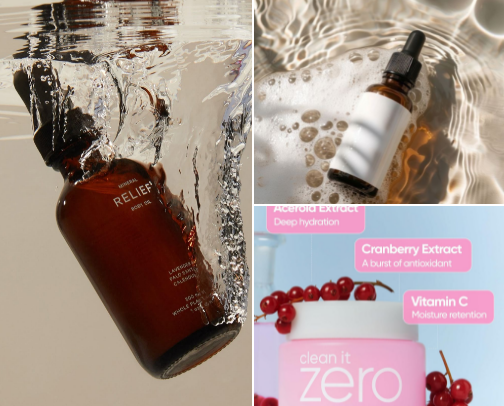 Glass Skin Essentials 💖💧 cover photo collage