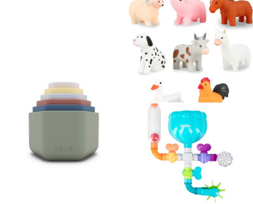 Bath Toys (Mold Free) cover photo collage