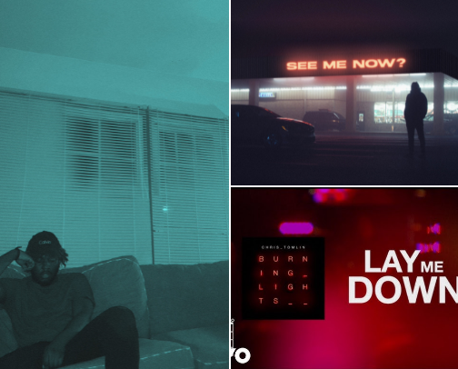 Dark R&B playlist 🖤 cover photo collage