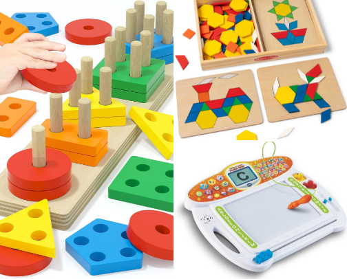 Toddler learning and activities cover photo collage