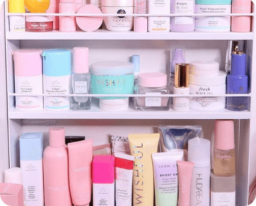 Skincare cover photo collage