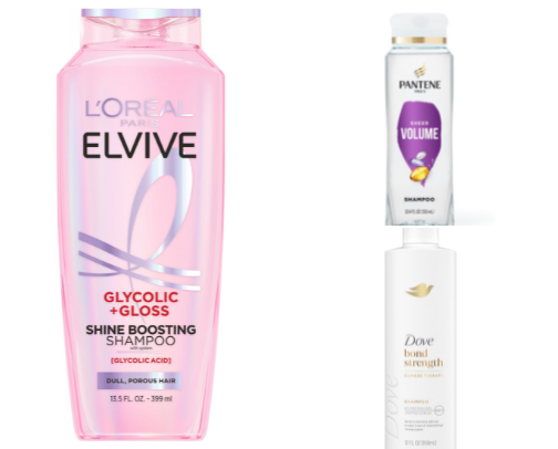 Drugstore haircare cover photo collage