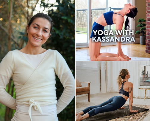 Free YouTube Yoga Classes for Strength, Flexibility & Relaxation cover photo collage