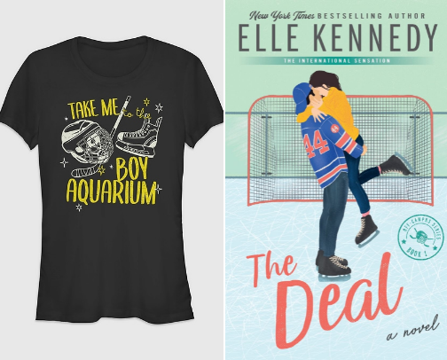 📚The Ultimate Hockey Romance Starter Pack For Your Boy Aquarium cover photo collage