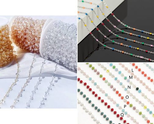 Chains for your DIY Necklaces cover photo collage