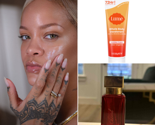 Beauty products you need in your bag cover photo collage