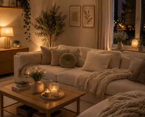 Warm Minimalist Home Decor Essentials ✨ cover photo collage
