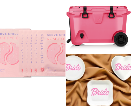 Pink Bachelorette Party Favorites cover photo collage
