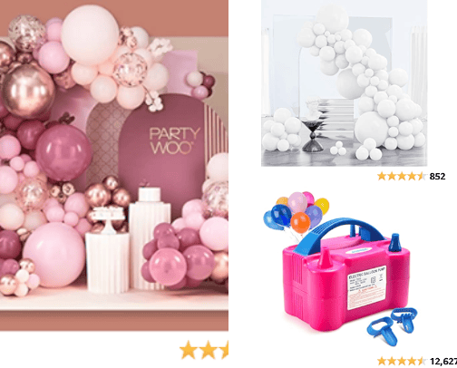 Amazon's  Ultimate Party Decor cover photo collage