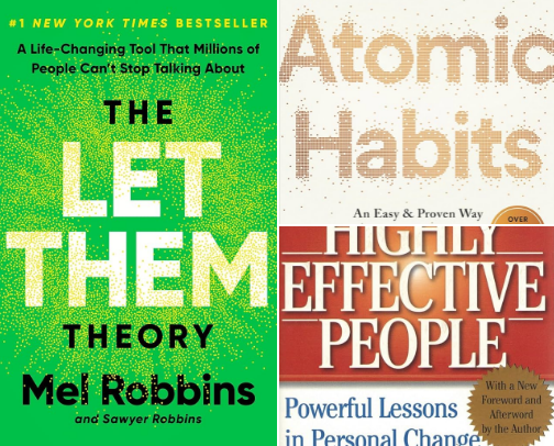 Self Help Books cover photo collage