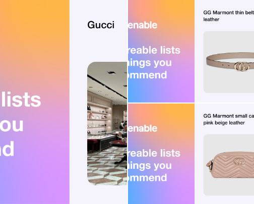 Luxe Likes & Loves cover photo collage