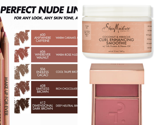 My favorite beauty recs cover photo collage