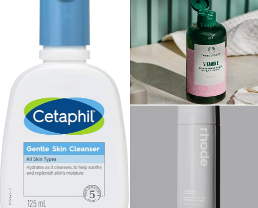 daily skincare✨ cover photo collage