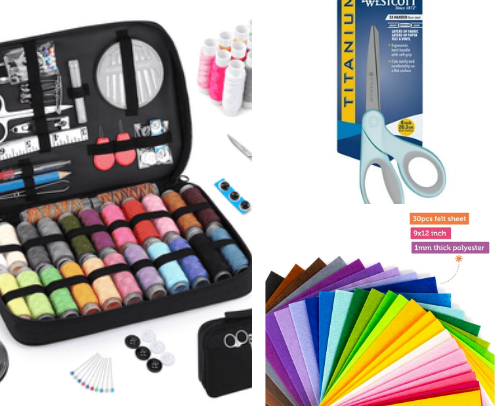 Felt Ornament Beginner List cover photo collage