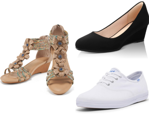Comfortable & Stylish Shoes Your Feet Will Love cover photo collage