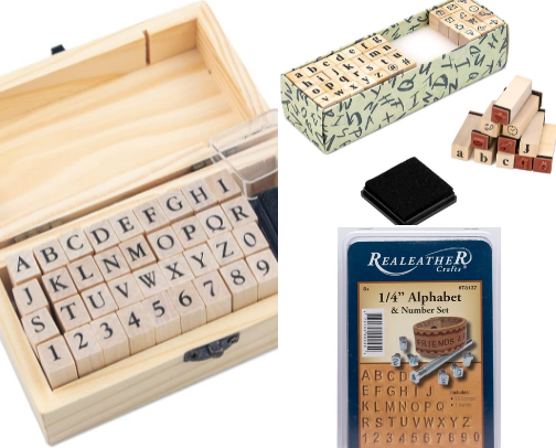 Read Now - Rubber Stamp Letters Numbers and Alphabets, 36 Pcs Small Wooden Rubber Stamps for Card Making, DIY Craft, Scrapbooking Supplie, etc. set cover photo collage