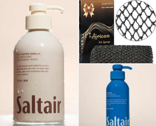 everything shower routine cover photo collage