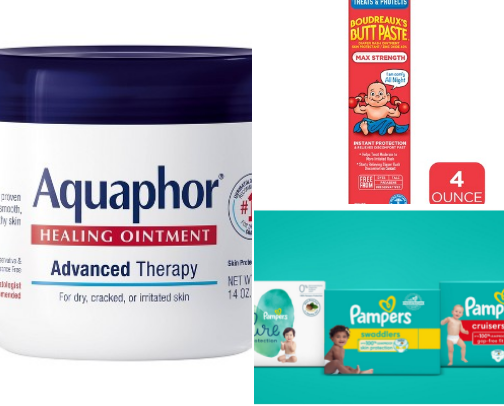 Diapering Target Finds cover photo collage