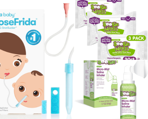 Essentials for baby's first cold 😞 cover photo collage