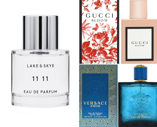 Parfume cover photo collage