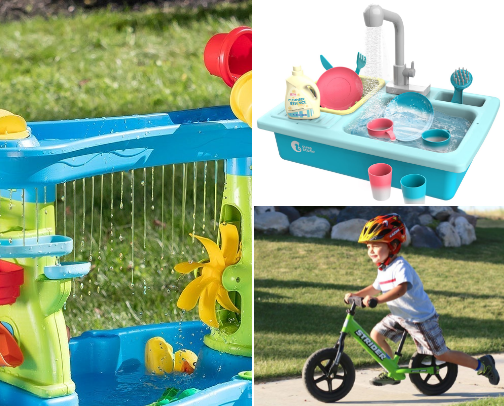 Most played with toddler toys! cover photo collage