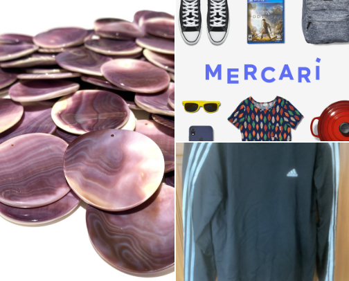 Things sold on Mecari cover photo collage