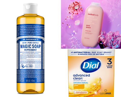 Body care 🧴🧼🛁 cover photo collage