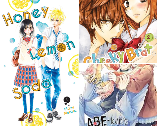 Sweet, Sensational Manga Books cover photo collage