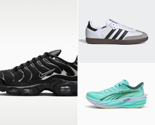 Running, Casual & Lifestyle Sneakers cover photo collage