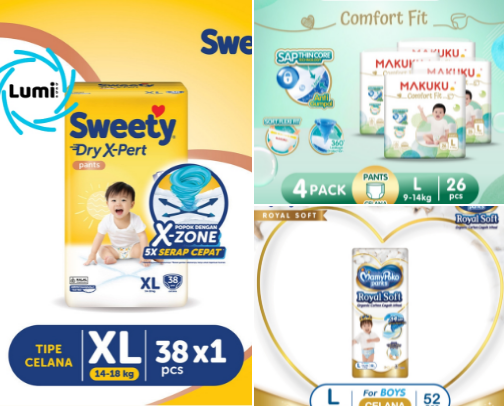 Baby Diapers Essentials: Comfortable, Safe, and Leak-Proof for Your Little One cover photo collage