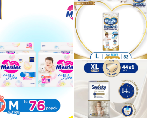 Baby Diapers Essentials: Comfortable, Safe, and Leak-Proof for Your Little One cover photo collage