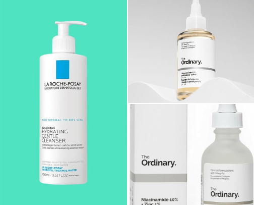 Affordable Skincare Routine cover photo collage