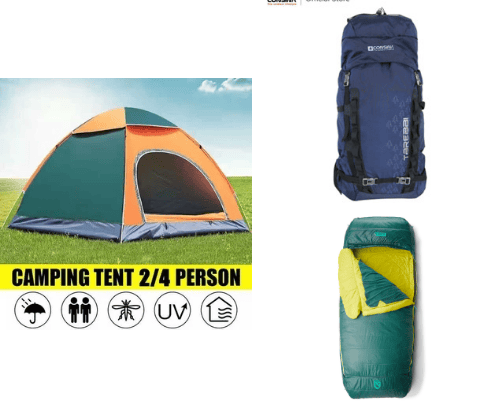 Essential Camping list must have for beginner cover photo collage
