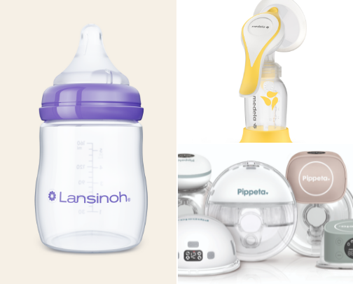 Breastfeeding new mum essentials! cover photo collage