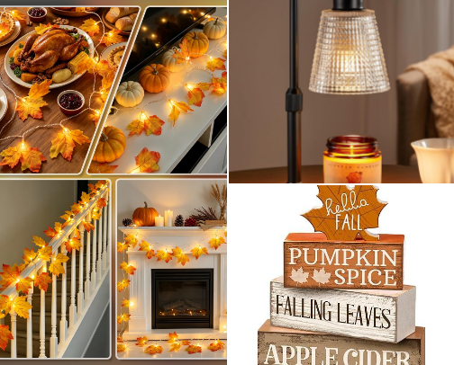 Fall Home Decor cover photo collage