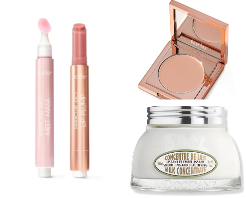 Everyday Glow Essentials: My Must-Have Makeup + Skincare Products 💧💄 cover photo collage