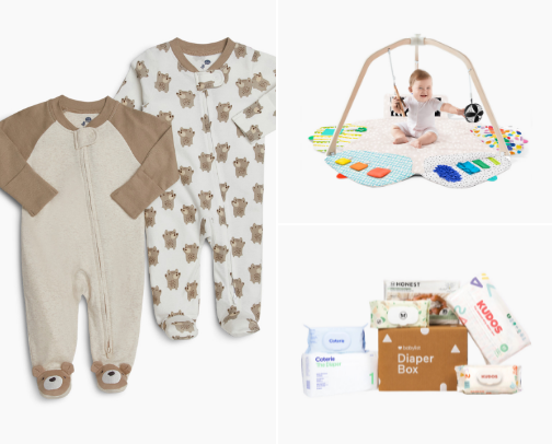 Baby Essentials & Adorable Finds cover photo collage